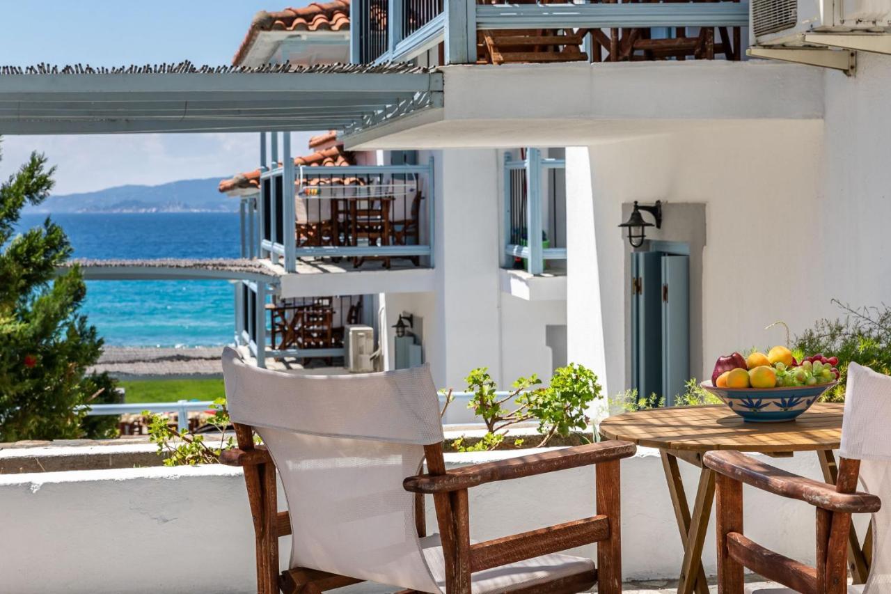 Milia Beach Apartments Paralia Milia Exteriér fotografie