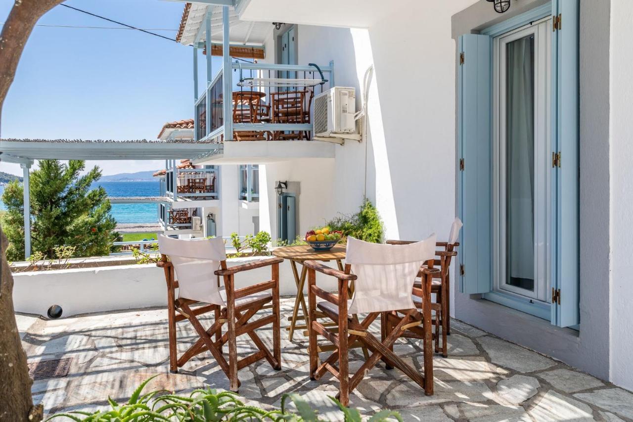 Milia Beach Apartments Paralia Milia Exteriér fotografie