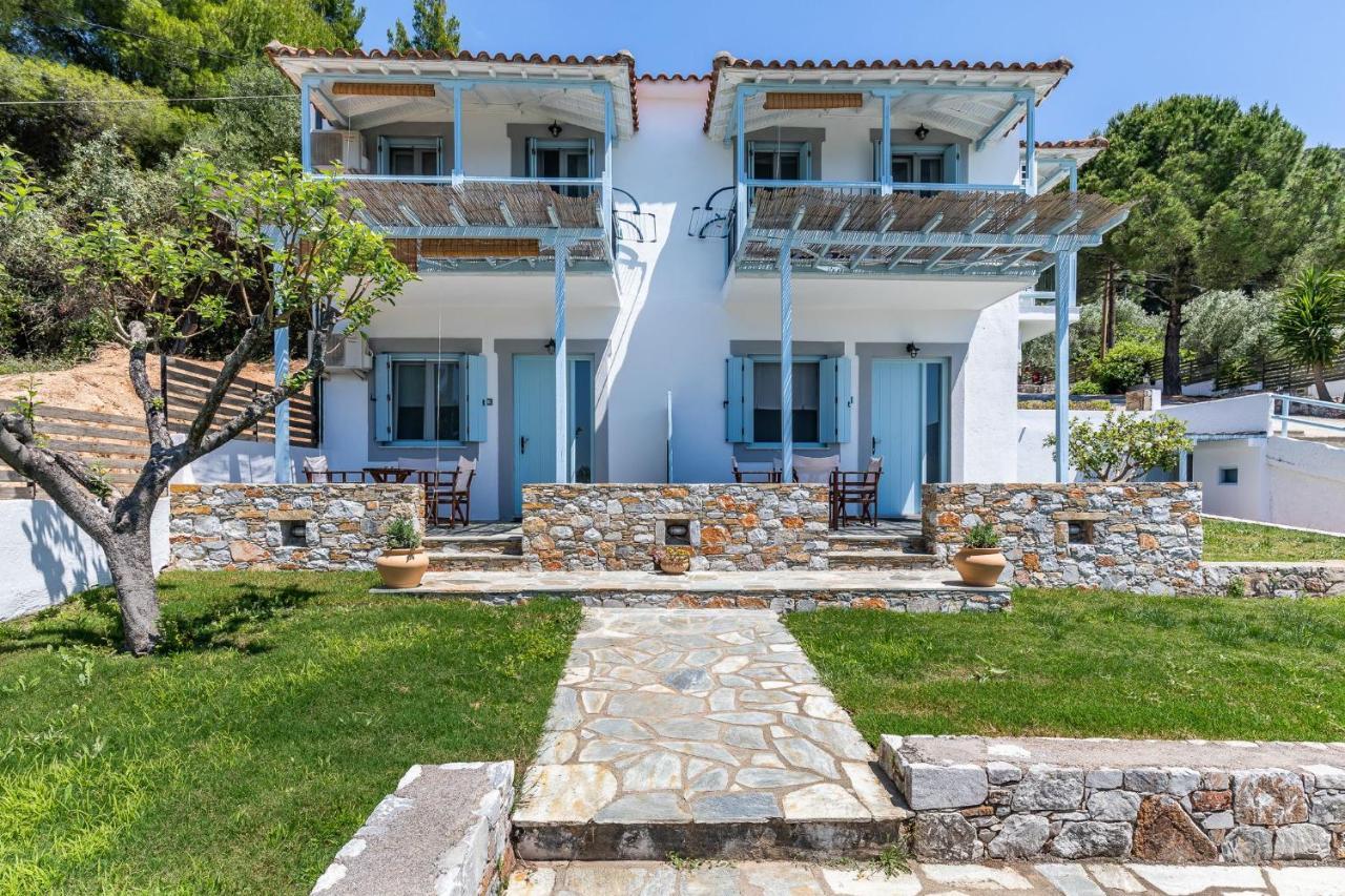 Milia Beach Apartments Paralia Milia Exteriér fotografie