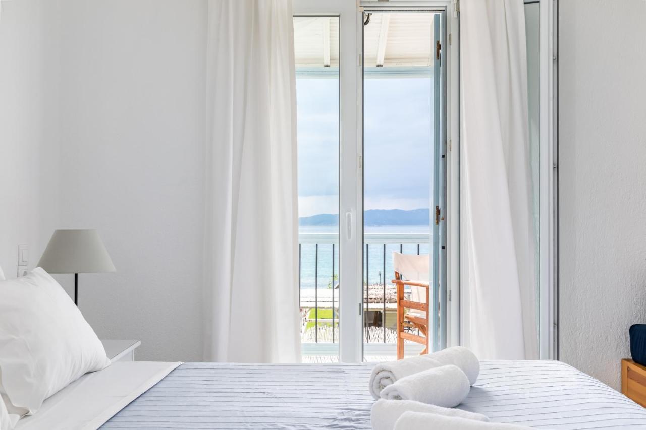Milia Beach Apartments Paralia Milia Exteriér fotografie