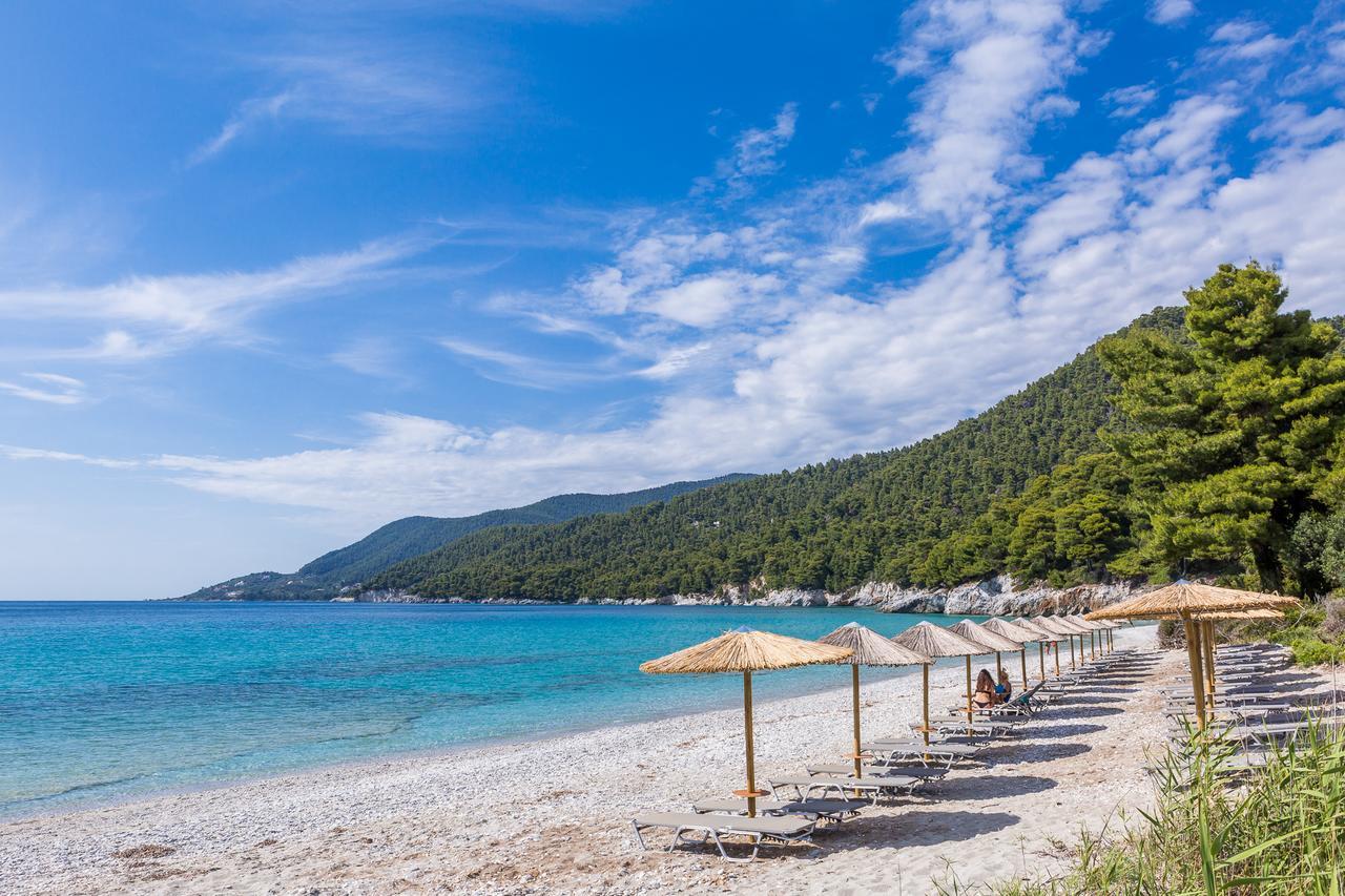 Milia Beach Apartments Paralia Milia Exteriér fotografie